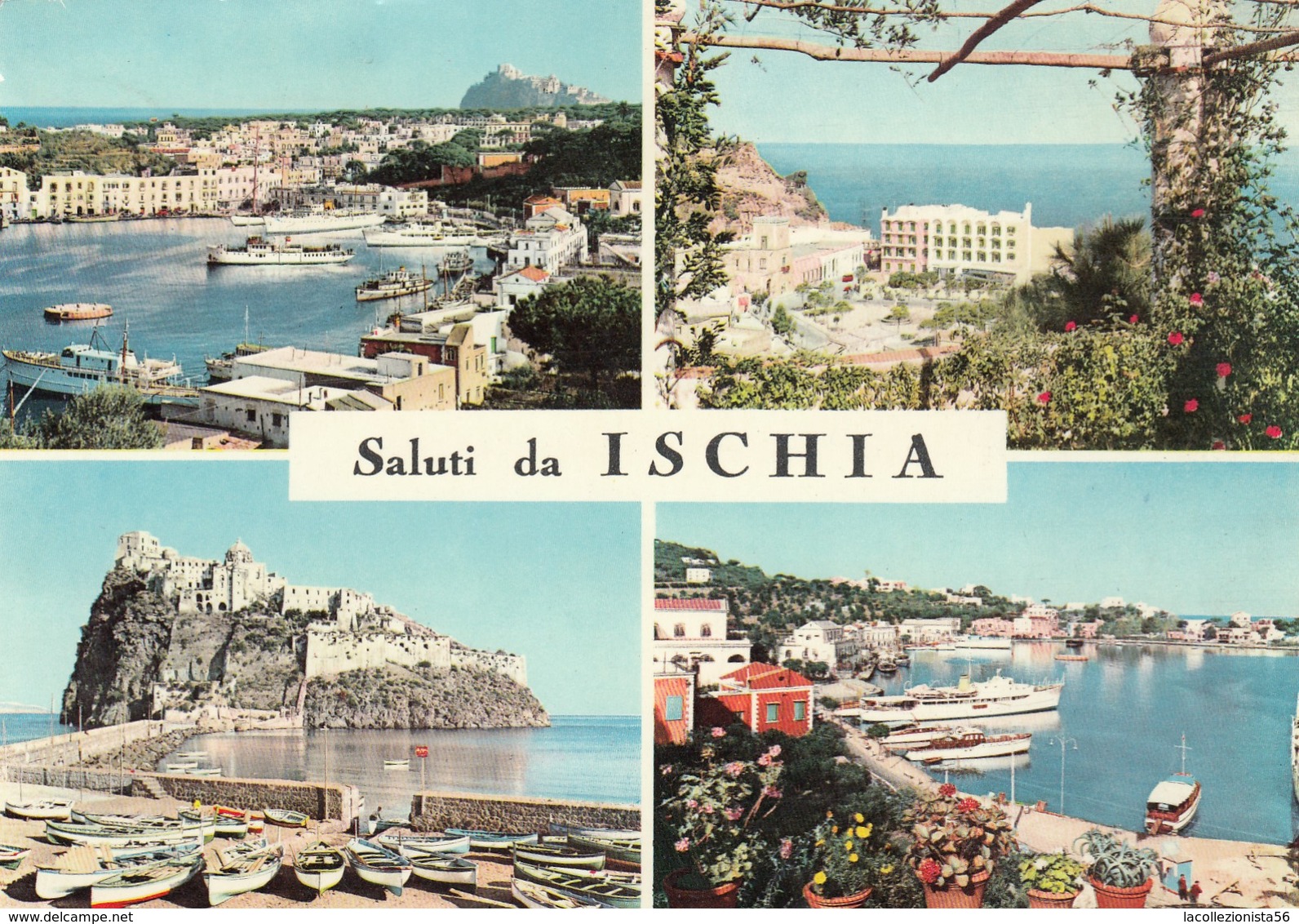 9456-SALUTI DA ISCHIA(NAPOLI)-FG - Saluti Da.../ Gruss Aus...