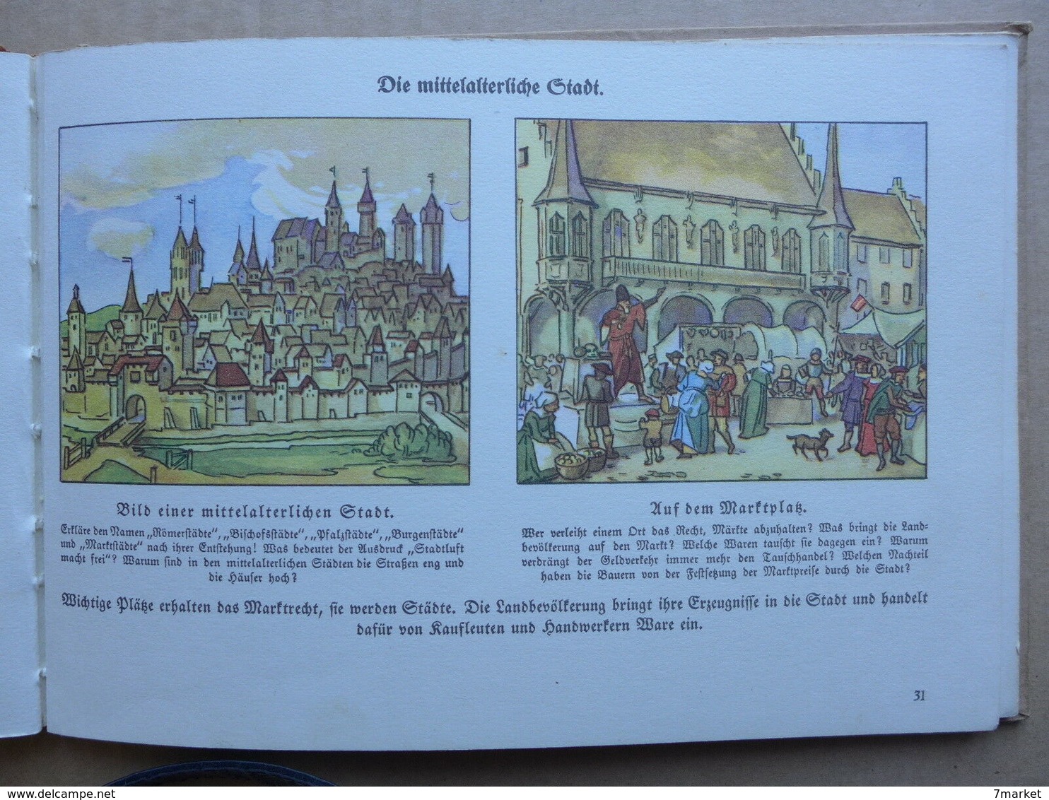 Adolf & Otto Baitsch - Deutsche Geschichte. Ein Hilfsbuch Für Den Geschichtsunterricht. 1 Teil: Bis Zum Bauernkriege - Livres Anciens