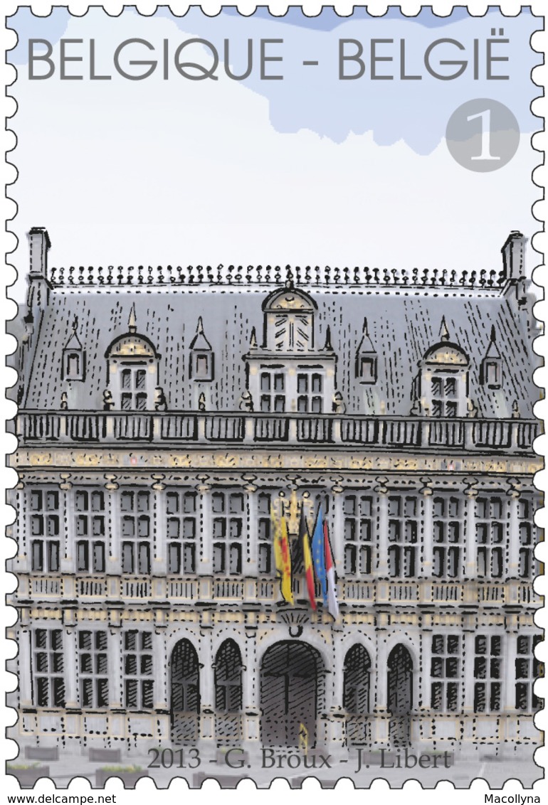 Blok 212** Doornik De Grote Markt / Tournai Le Grand Place 4372/76** - 1961-2001