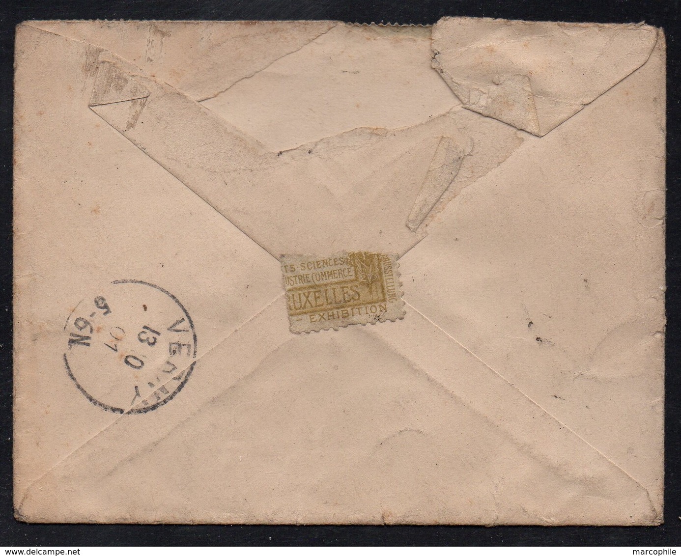 GB - QV / 1901 LETTRE POUR VERNY - LORRAINE (ref 6861) - Lettres & Documents