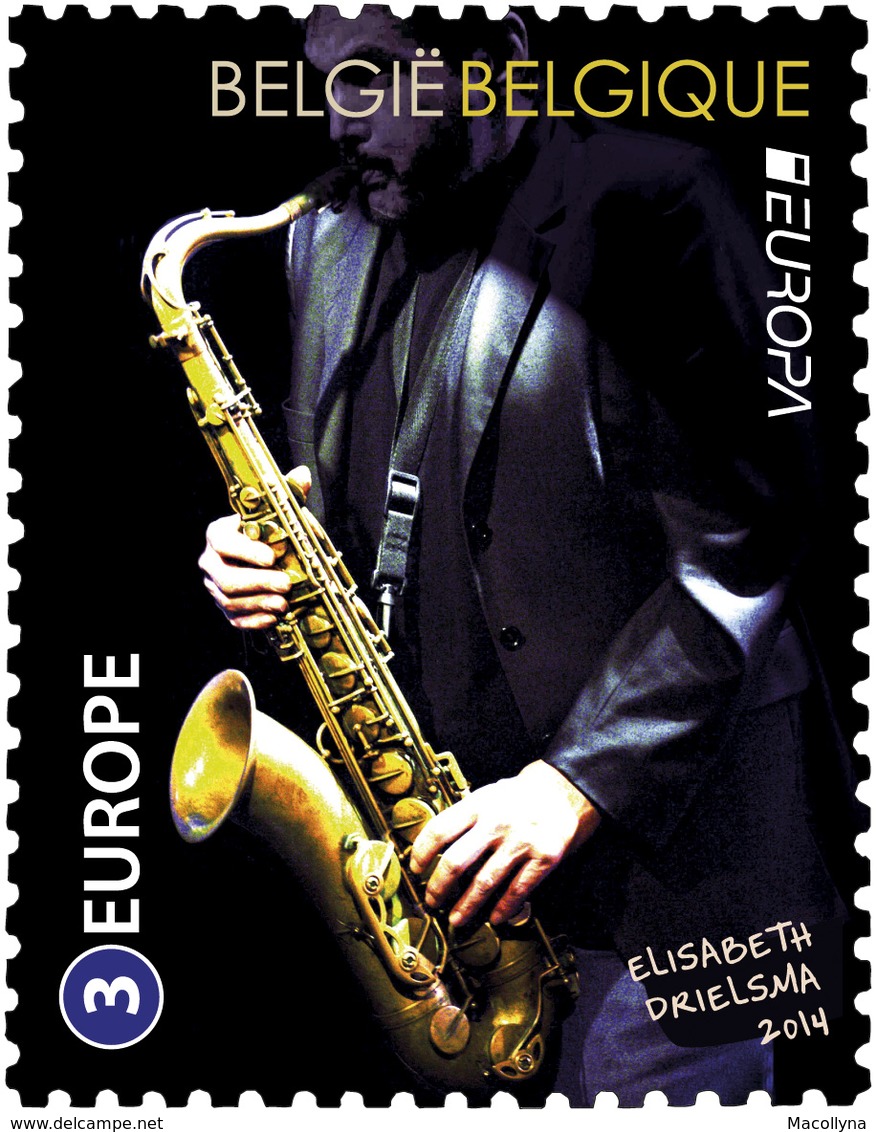 Blok 218** (200ste Verjaardag Van Adolphe Sax) 4427/28** - 1961-2001