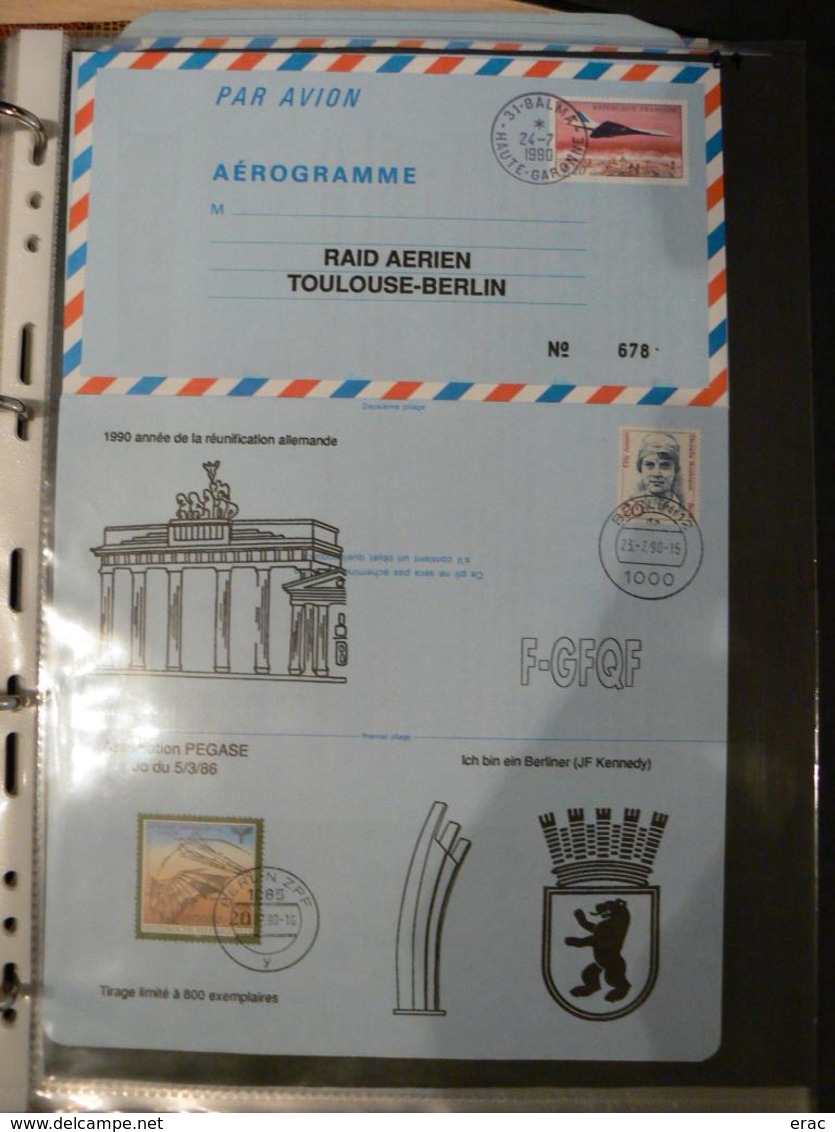 Aérogramme 1990 - Raid Aérien Toulouse-Berlin - N° 678 - Aerogramme