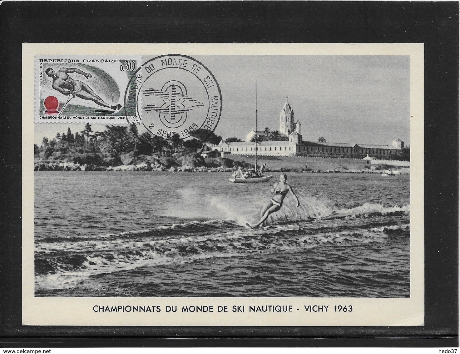 Thème Ski Nautique - Jeux Olympiques - Sports - Carte Maximum - Water-skiing