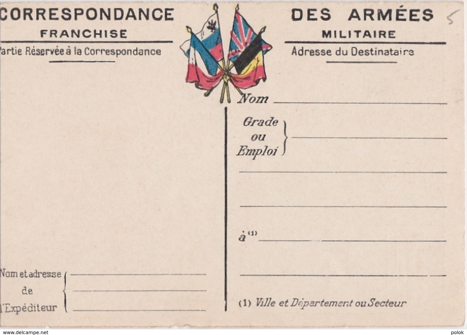 Bu - Cpa Double Avec La Carte Des Dardanelles Et Bosphore  - Correspondance Des Armées - Franchise Militaire - Autres & Non Classés