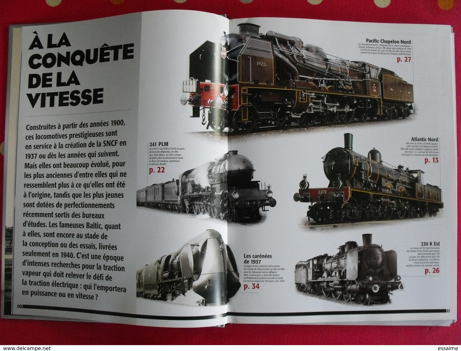 L'age D'or De La Traction Vapeur En France (1900-1950). Trains De Légende. Clive Lamming. Atlas 2005 + Poster - Bahnwesen & Tramways