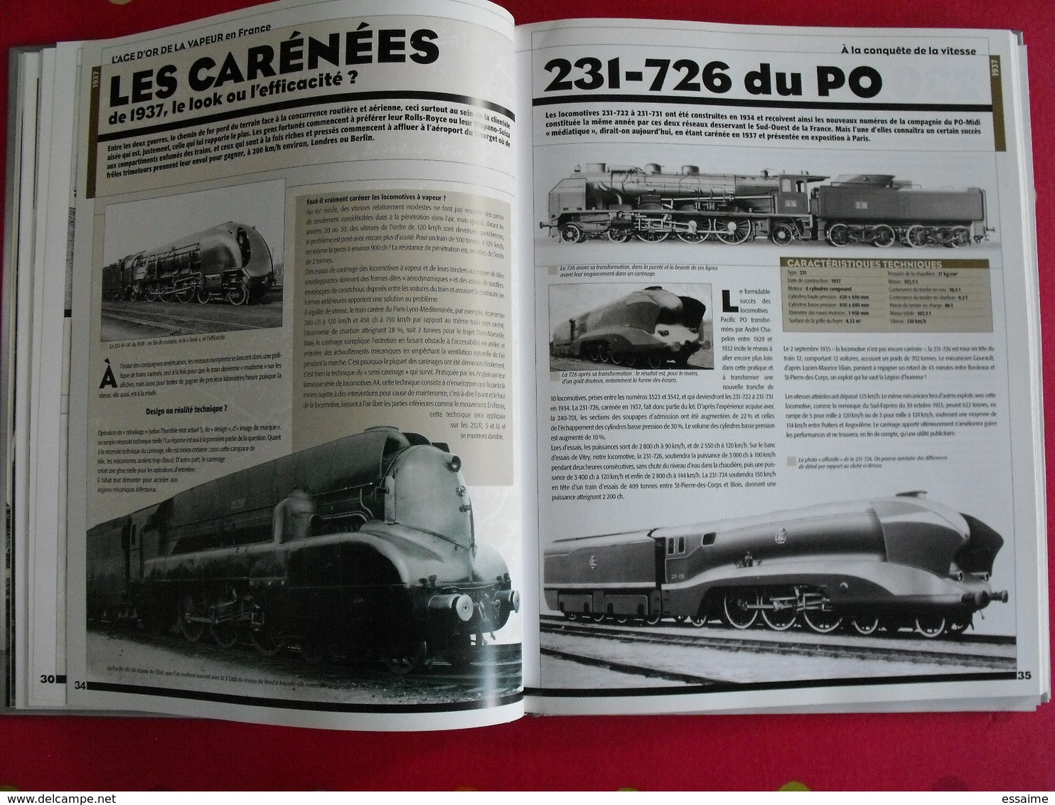 l'age d'or de la traction vapeur en France (1900-1950). Trains de légende. clive lamming. atlas 2005 + poster