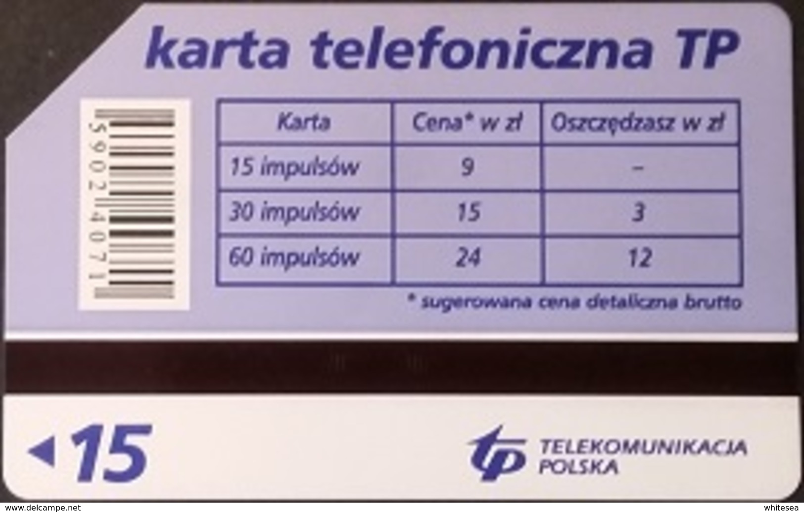 Telefonkarte Polen - 650 Jahre Olsztyn - Polen