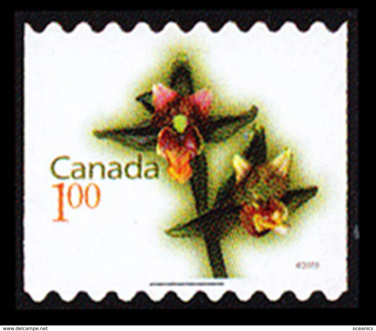 Canada (Scott No.2362 - Orchidées / 1.00 / Orchids) De Carnet / Booklet Stamp (o) - Oblitérés