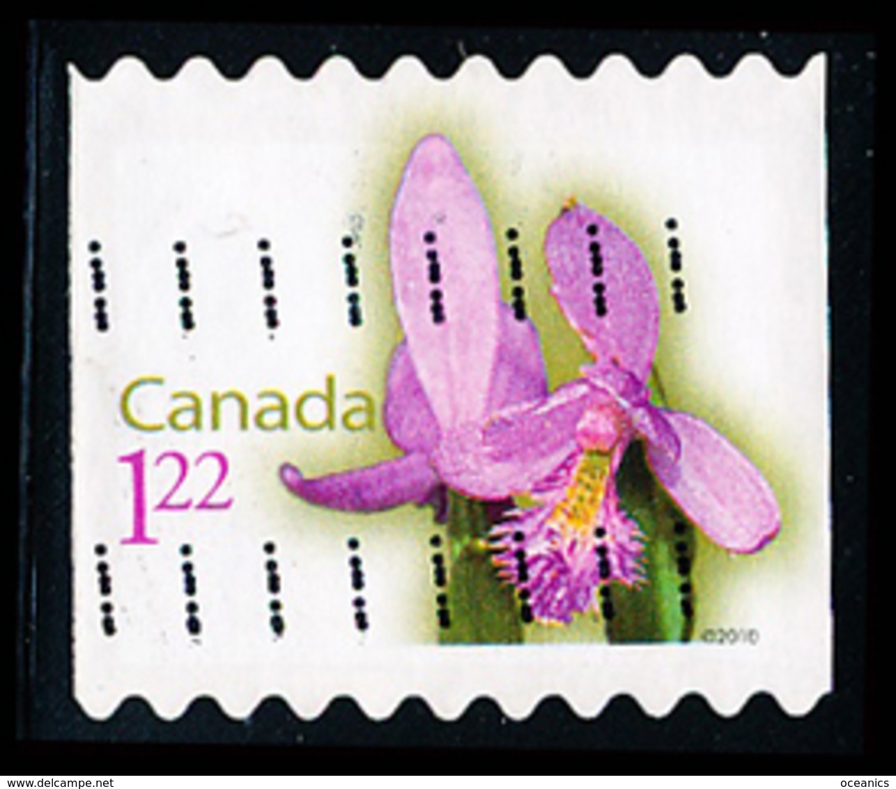 Canada (Scott No.2363 - Orchidées / 1.00 / Orchids) De Carnet / Booklet Stamp (o) - Oblitérés