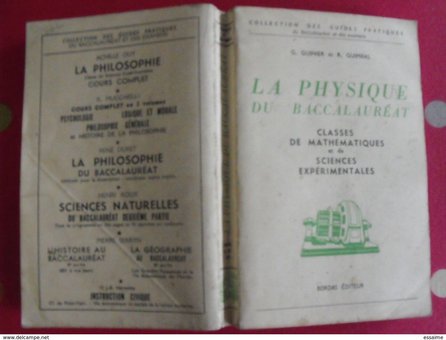 15 Livres Sciences Physique Chimie Annales Problèmes Résolus Corrigés Baccalauréat Guides Pratiques Scolaire - Wholesale, Bulk Lots