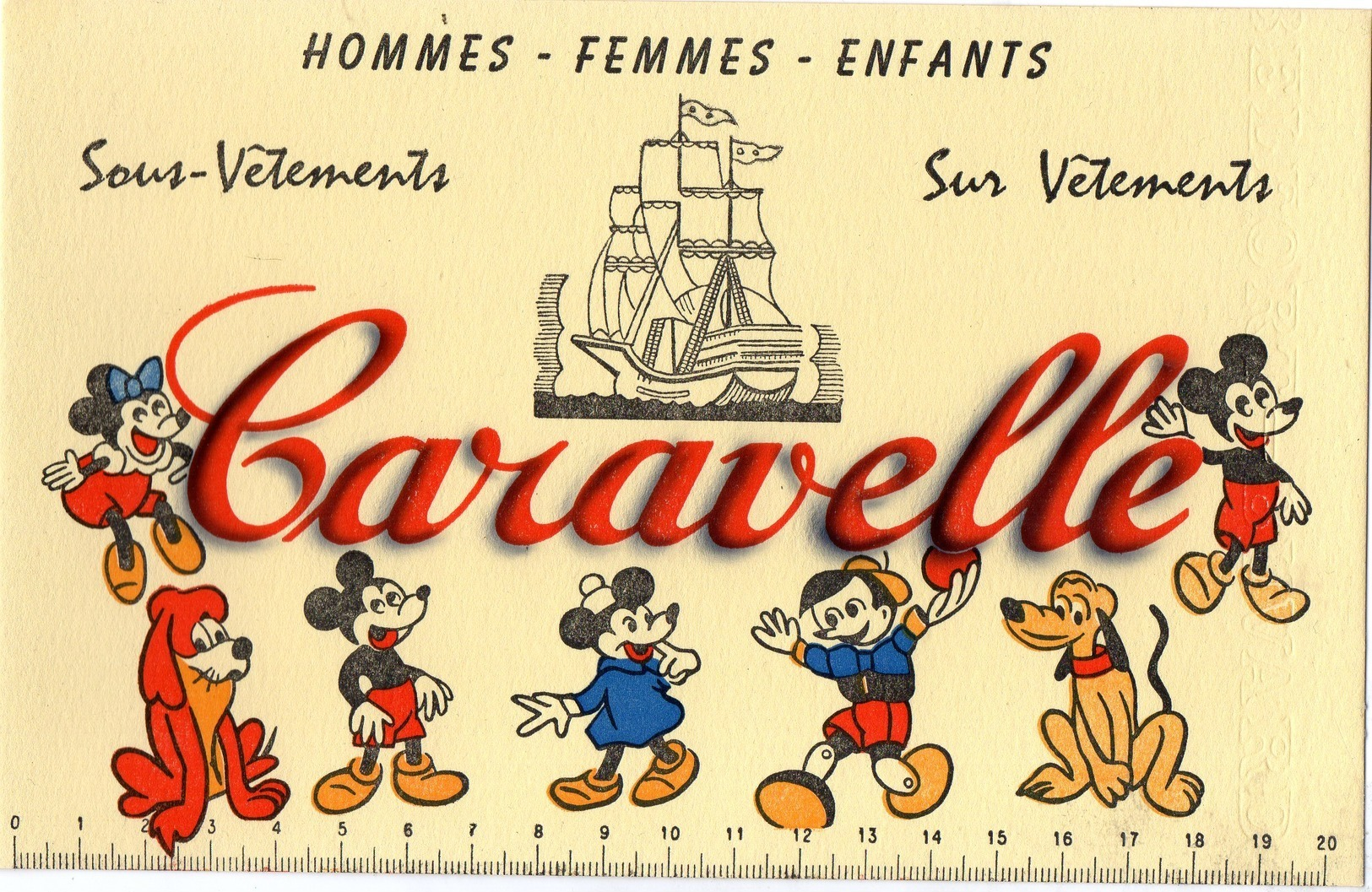 Buvards Caravelle Aevc Mickey Etat Parfait - Autres & Non Classés