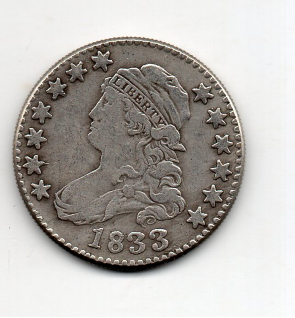 USA : 25 Cts 1833 - 1796-1838: Bust