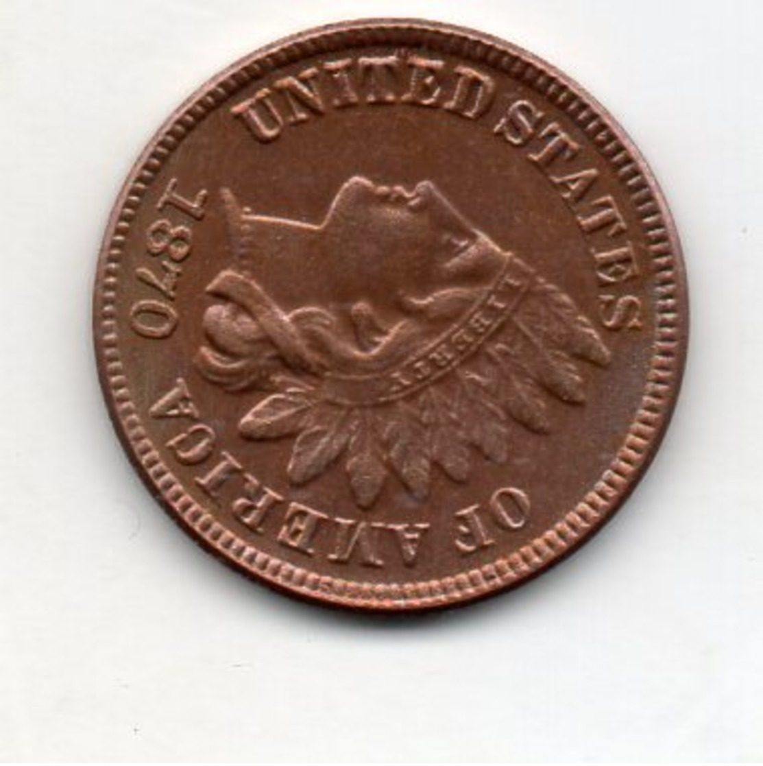 USA : 1 Ct 1870 - 1859-1909: Indian Head