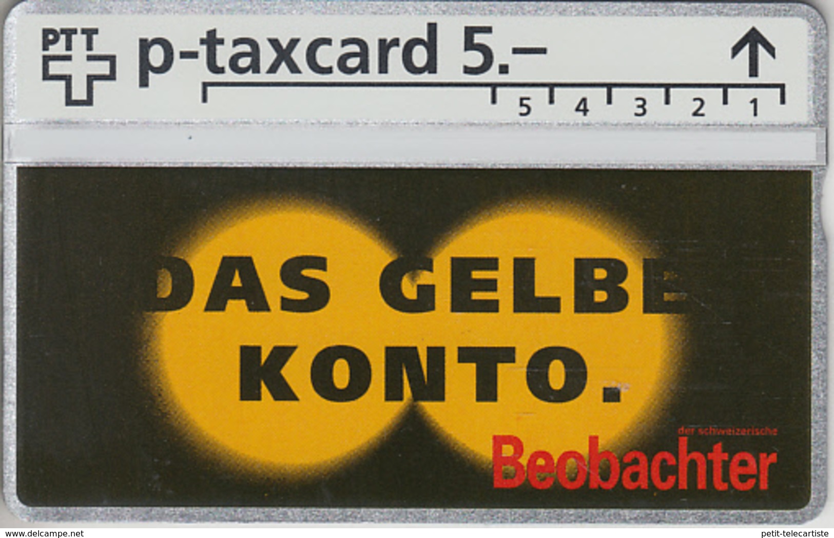 SUISSE - PHONE CARD - TAXCARD-PRIVÉE *** BEOBACHTER *** - Switzerland