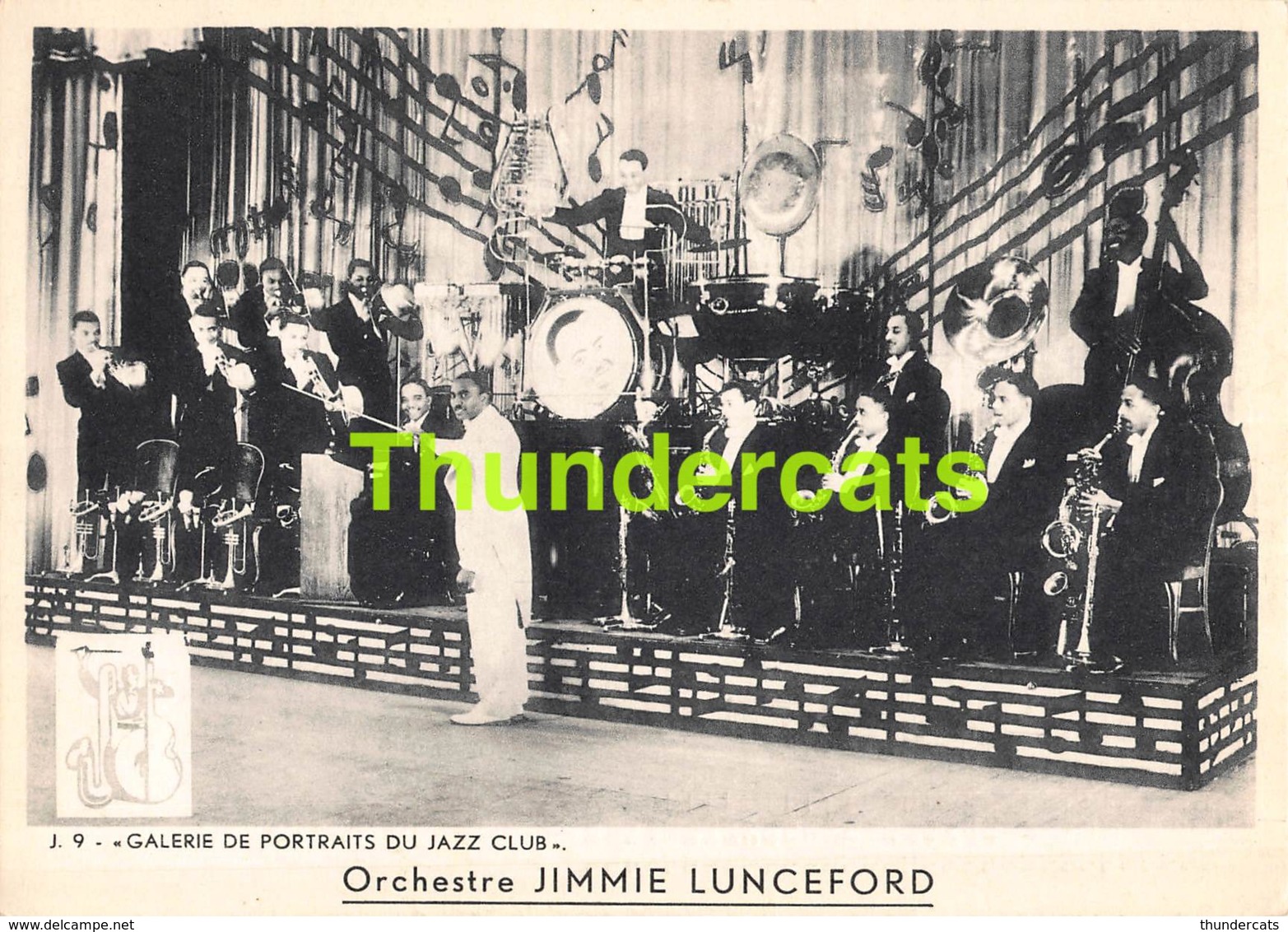 CPA JAZZ CLUB PORTRAIT ORCHESTRE JIMMIE LUNCEFORD - Música Y Músicos