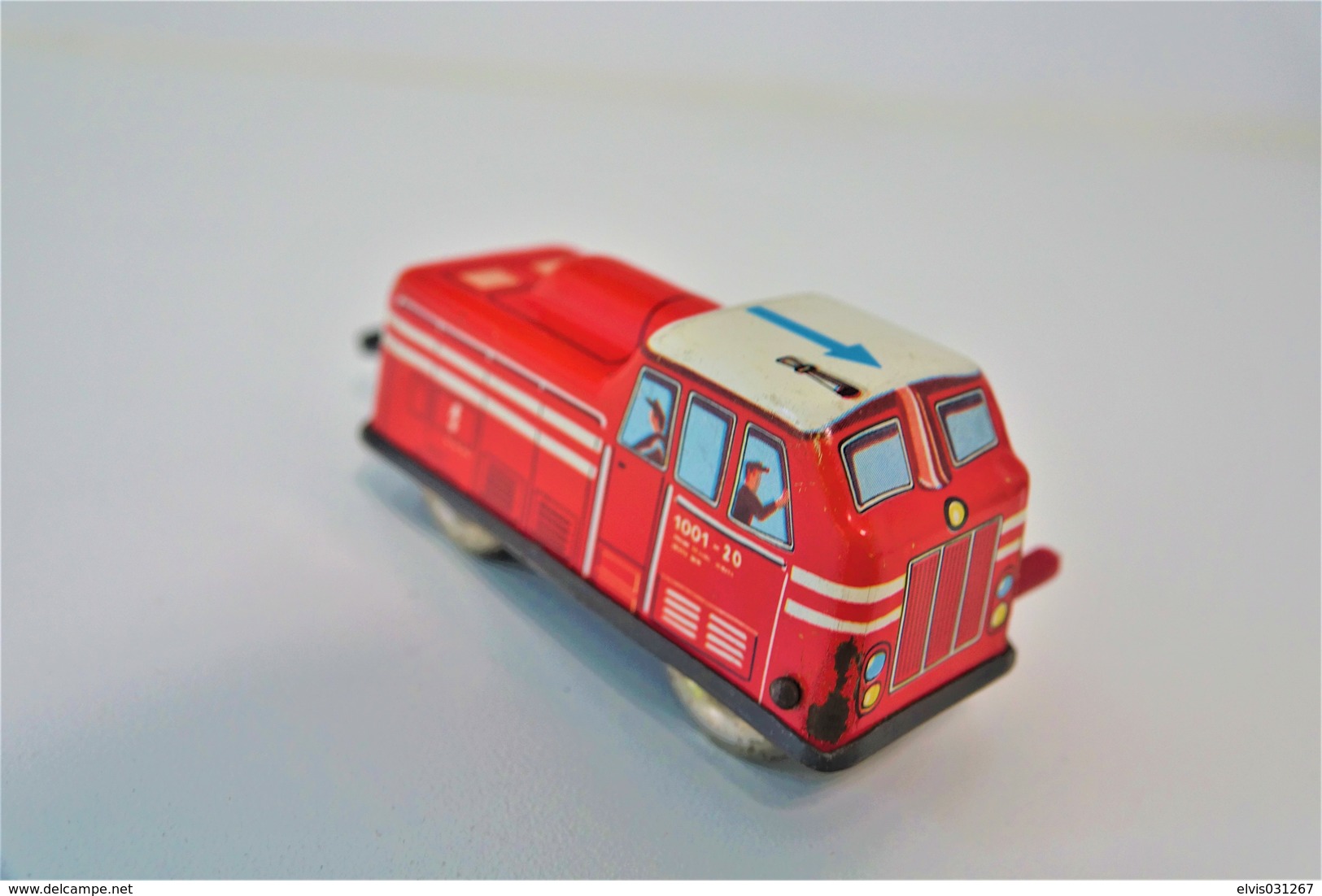 Vintage INDUSTRIAL TRANSPORT TOY + original box : maker TECHNOFIX - Train - No322 - WEST GERMANY - 1960's - Wind Up ***