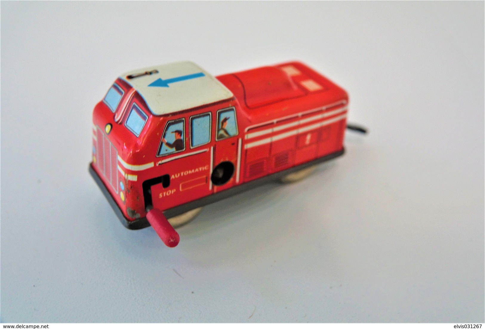 Vintage INDUSTRIAL TRANSPORT TOY + original box : maker TECHNOFIX - Train - No322 - WEST GERMANY - 1960's - Wind Up ***