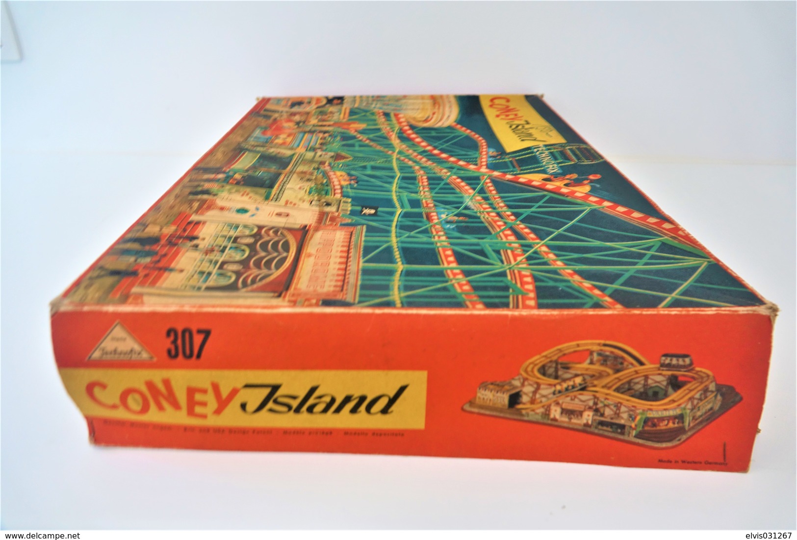 Vintage CONEY ISLAND THEME PARK TOY + Original Box : Maker TECHNOFIX - No307 - WEST GERMANY - 1960's - Wind Up *** - Collectors Et Insolites - Toutes Marques