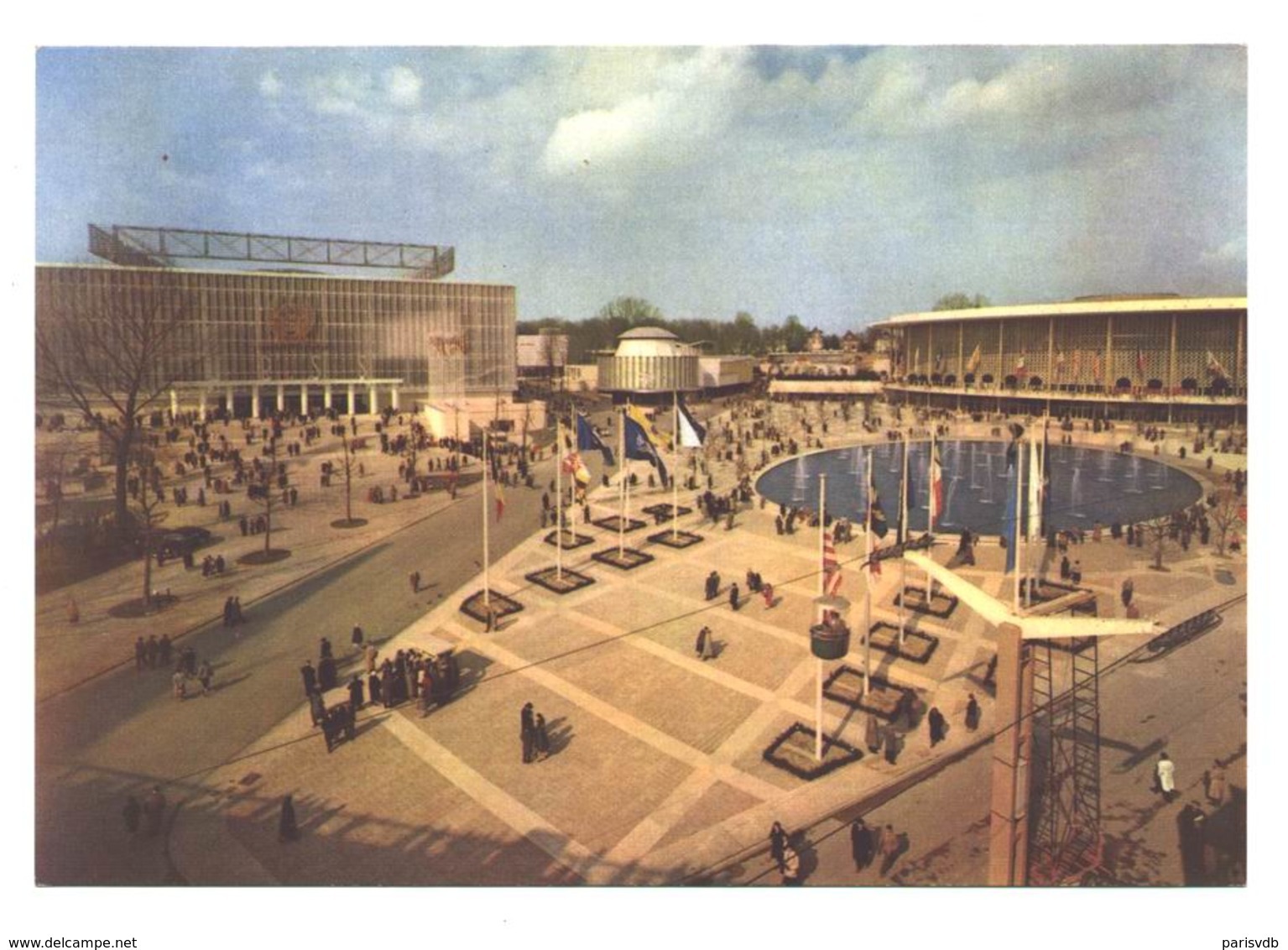 BRUSSEL - BRUXELLES - EXPO '58 - Het Paviljoenen Van U.S.S.R., Arabische Landen En De U.S.A.(2298) - Monuments, édifices