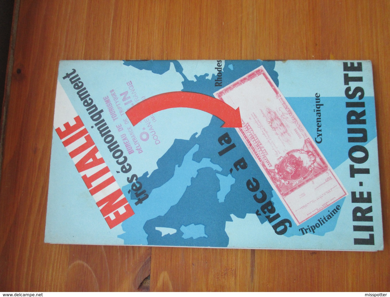 Guide Touristique En Italie économiquement Grâce à La Lire Touriste 24 Pages Années 30 Mussolini - Reiseprospekte