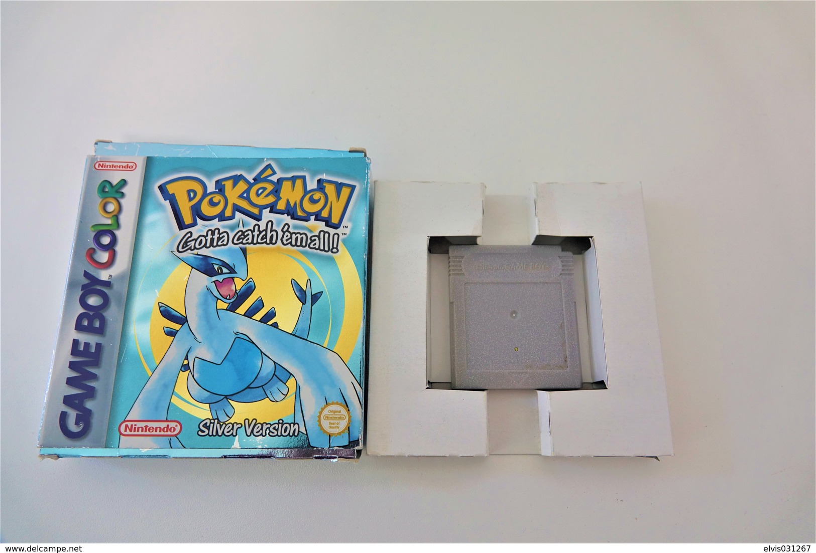 NINTENDO GAMEBOY COLOR: POKEMON SILVER EDITION WITH BOX  - 2001