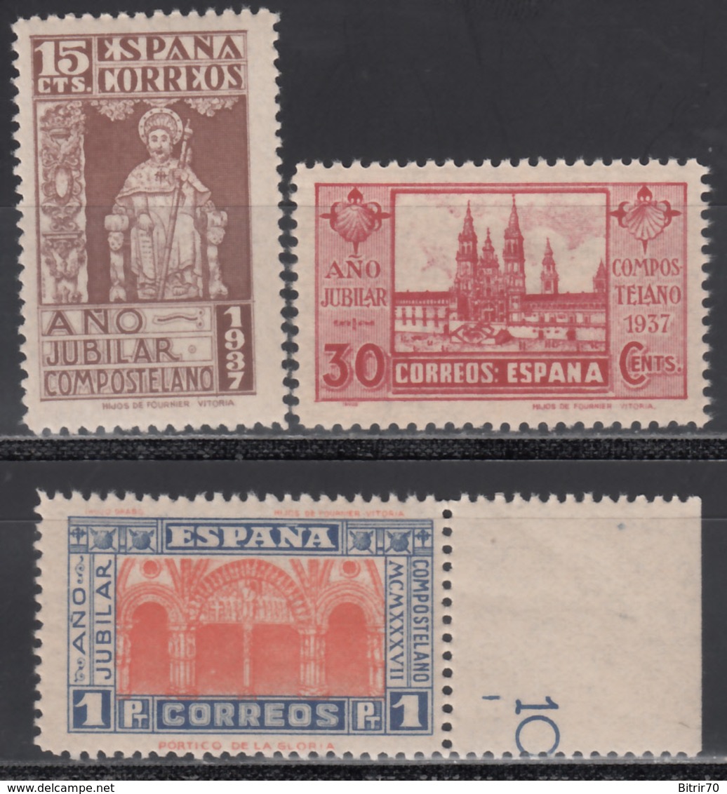 1937  Edifil Nº  833 / 835  MNH. - Nuevos