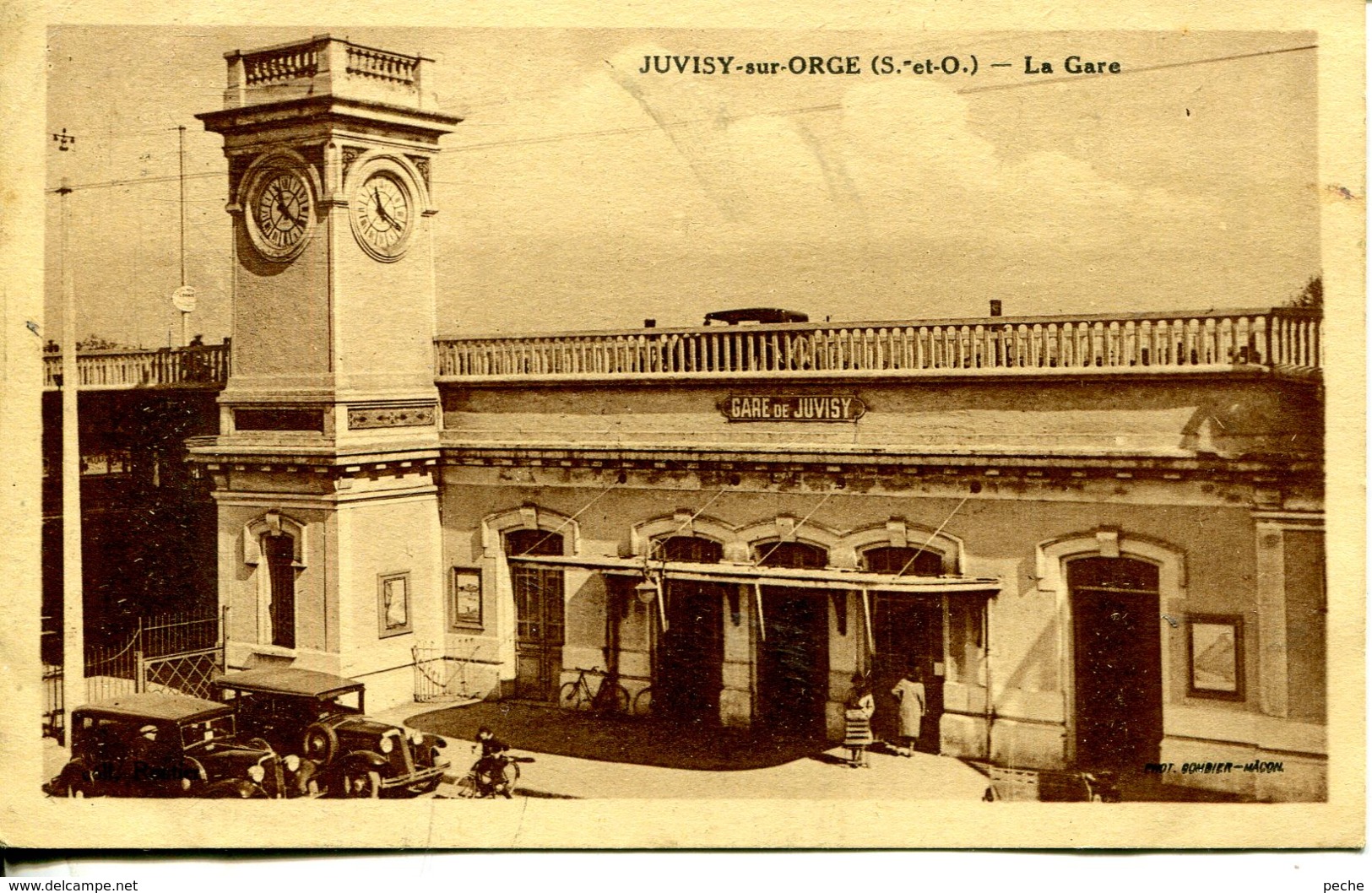 N°74076 -cpa Juvisy Sur Orge -la Gare- - Juvisy-sur-Orge