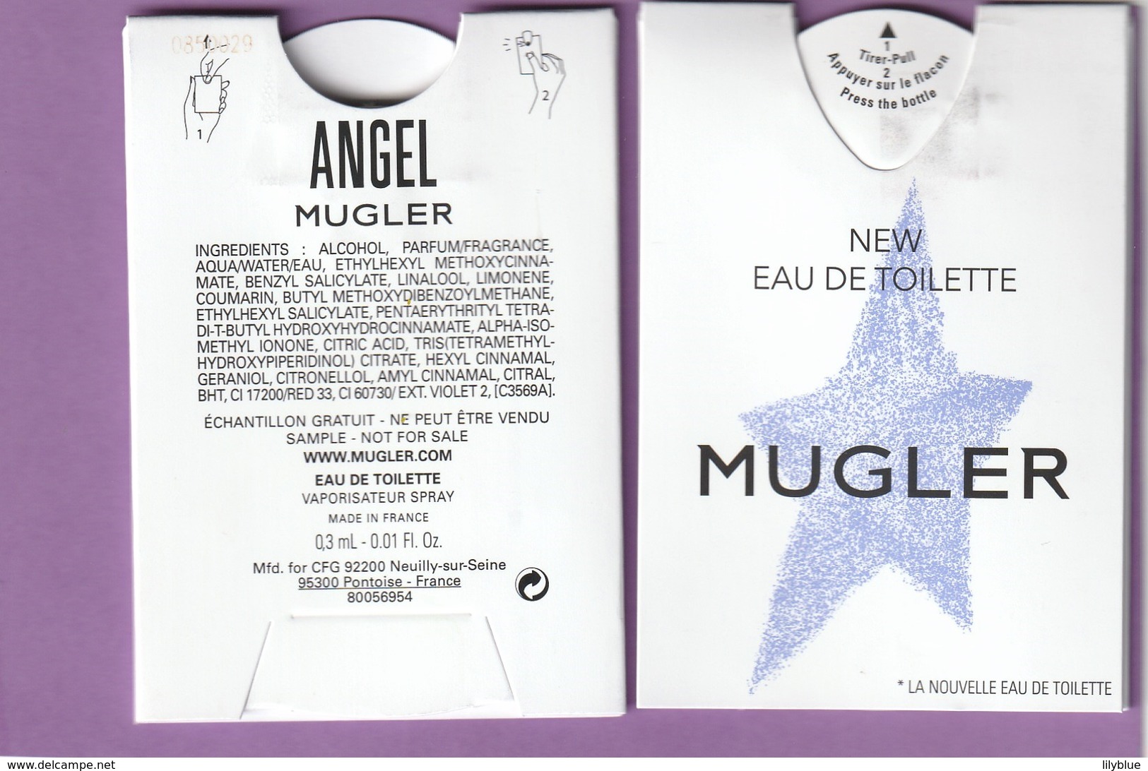 Nouveau PUFFER ***ANGEL*** De T.Mugler  *New Eau De Toilette* R/V - Modern (from 1961)