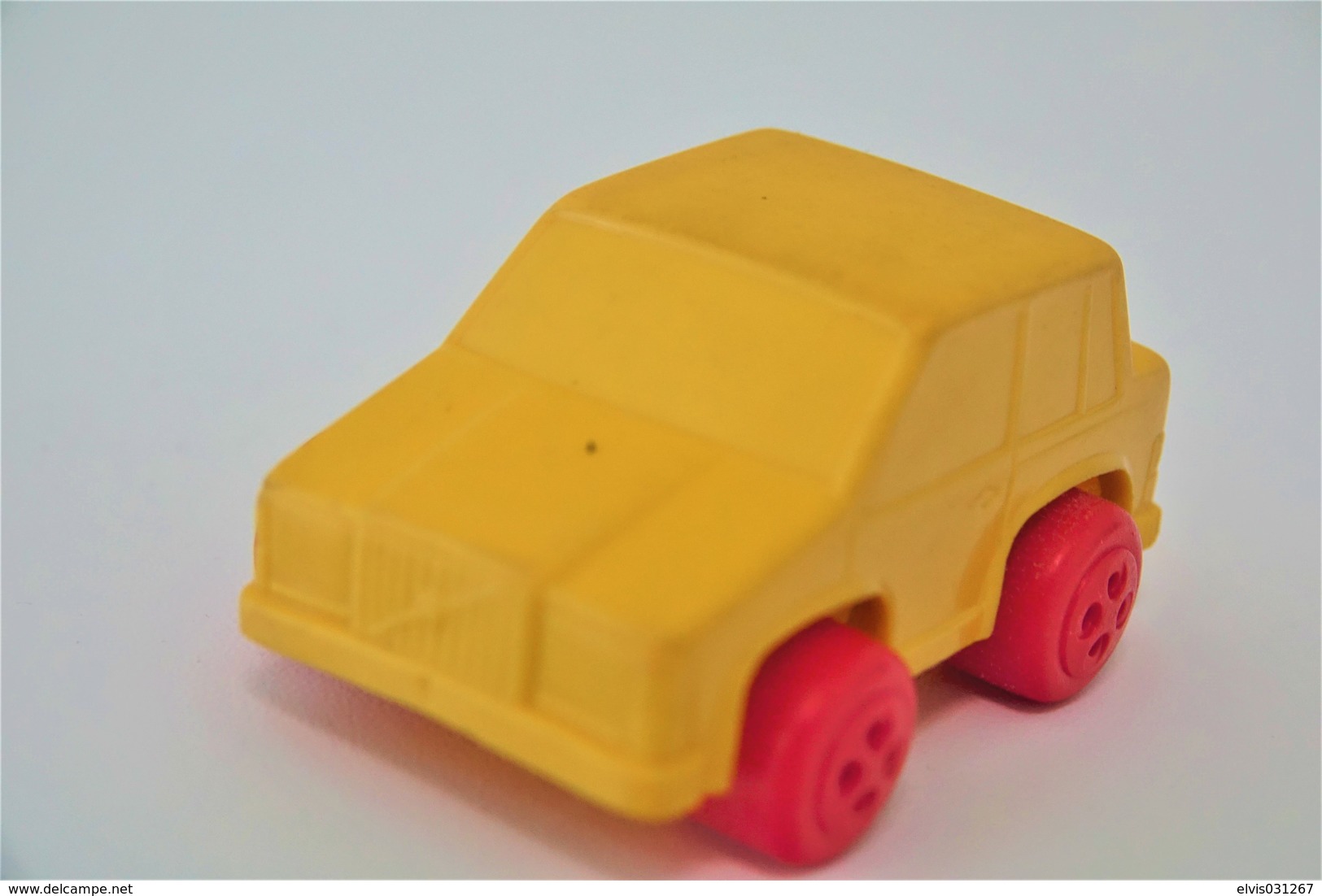 Vintage VINYL TOY CAR : Maker VIKINGPLAST SWEDEN - No. 4293 VOLVO 760 - 7.00cm - 19XX - Rubber - Other & Unclassified