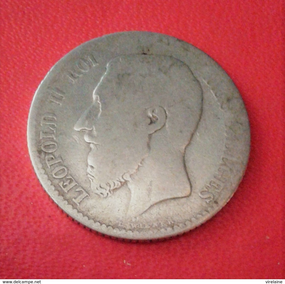 BELGIQUE 1 Franc 1867  LEOPOLD II    N° 155 D - 1 Franc