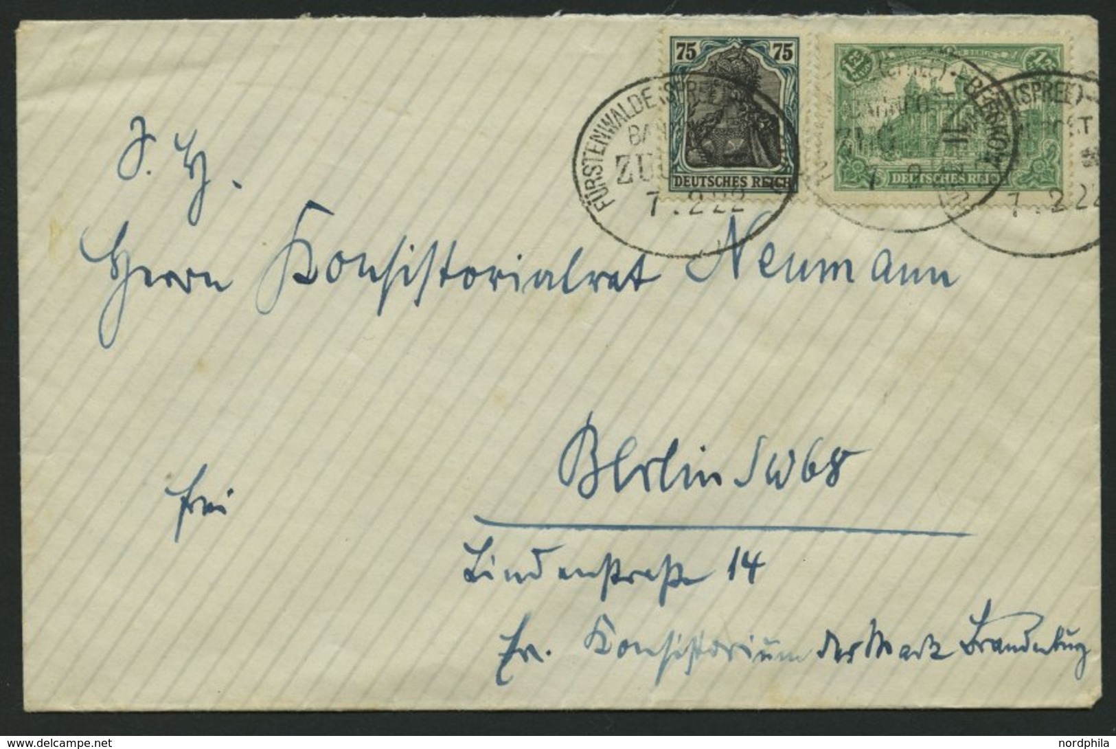 BAHNPOST 1920-37, 5 Verschiedene Bahnpostbelege, Pracht - Franking Machines (EMA)