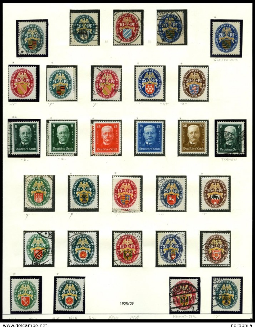 SAMMLUNGEN O,*,**,Brief , Interessante Sammlung Dt. Reich Von 1923-1945 Im SAFE Falzlosalbum, Ab 1932 Bis Auf Bl. 2 Komp - Used Stamps