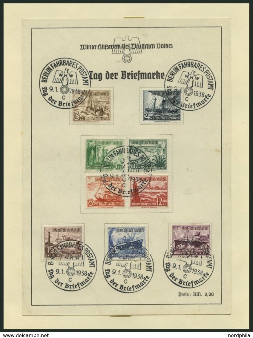 SAMMLUNGEN O,BrfStk,* , 1923-45, Alter Sammlungsteil Dt. Reich Mit Vielen Guten Mittleren Werten, Sätzen Und Blocks, Mei - Used Stamps