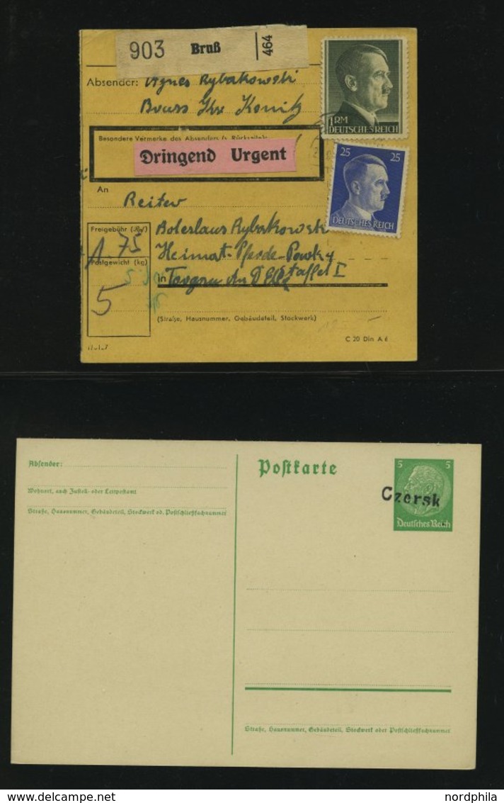 SAMMLUNGEN 1939/45, Kreis Konitz In Westpreußen, Stempelsammlung Der Provisorischen Entwertungen, Insgesamt 55 Teils Seh - Used Stamps