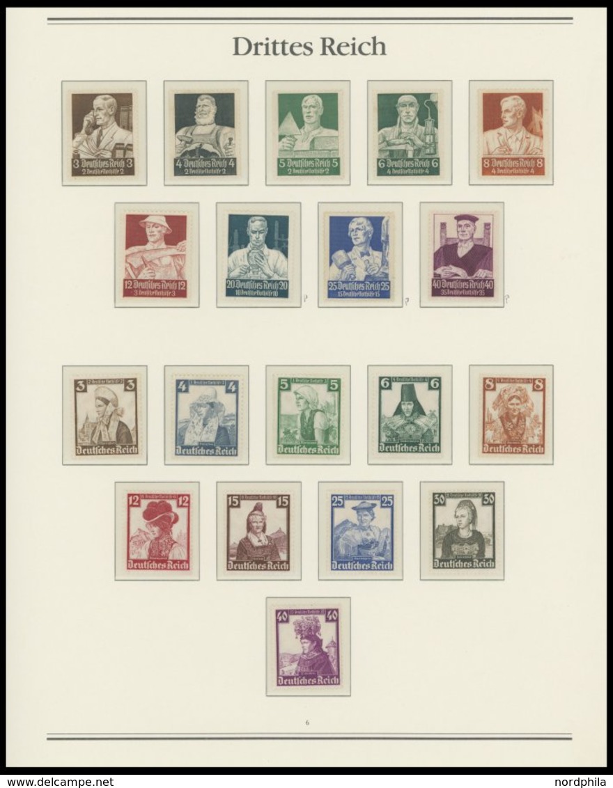 SAMMLUNGEN *,(*),** , 1933-37, Ungebrauchte Sammlung Mit Diversen Besseren Ausgaben, Vieles Ist Jedoch Nachgummiert, Dah - Used Stamps