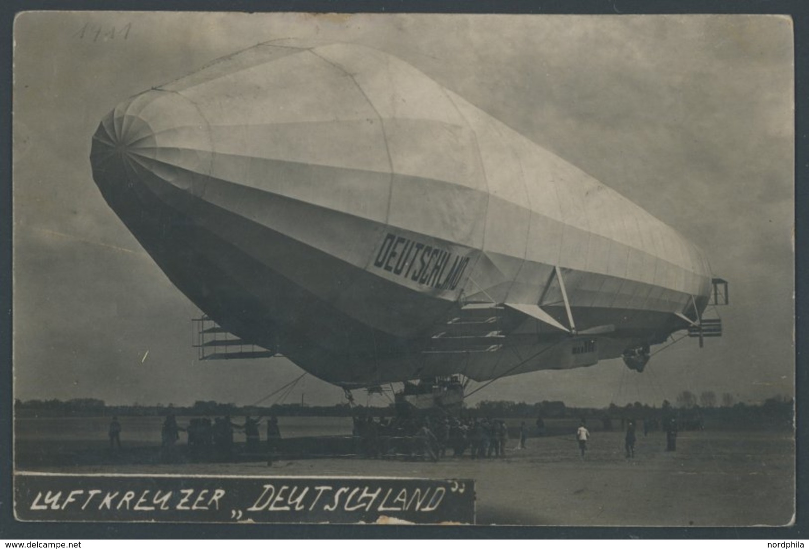 ZEPPELINPOST 1B BRIEF, 1911, Blumentag Düsseldorf, Ansichtskarte Luftkreuzer Deutschland Nach Manila, Bedarfsspuren - Poste Aérienne & Zeppelin