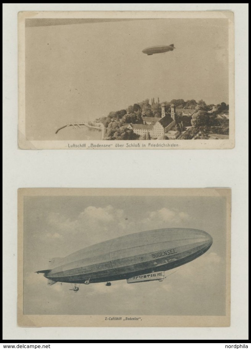 ALTE ANSICHTSKARTEN 1919, LZ 120 (Bodensee): 8 Verschiedene Originalfotokarten Und 2 Fotos, Prachterhaltung - Other & Unclassified