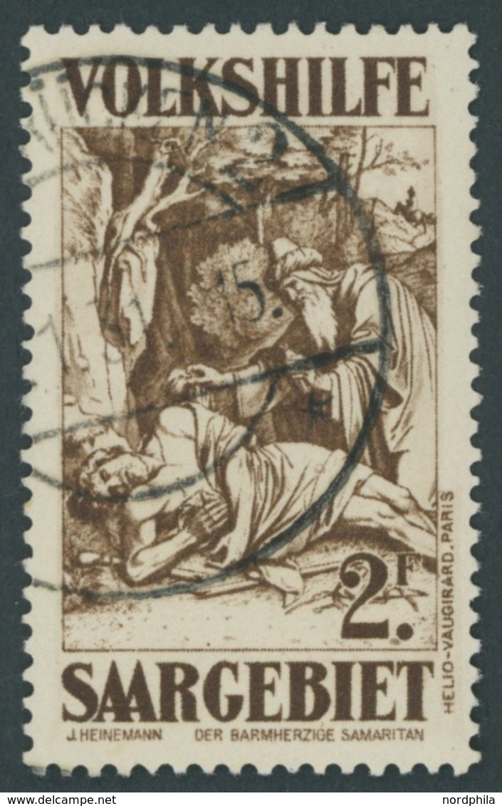 SAARGEBIET 148 O, 1931, 2 Fr. Gemälde III, Pracht, Gepr. Geigle, Mi. 60.- - Other & Unclassified