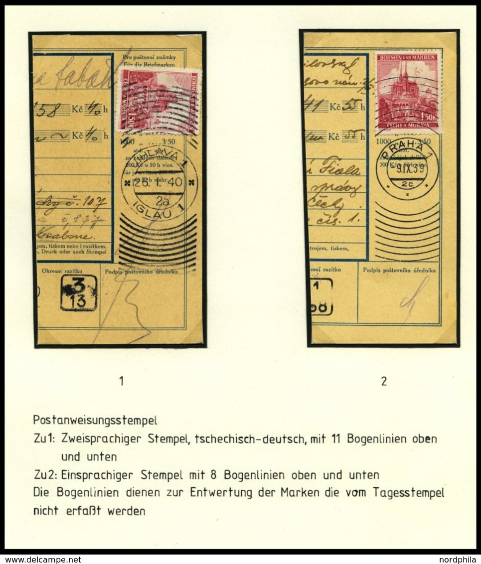 BÖHMEN UND MÄHREN Brief,** , 1939-45, interessante Sammlung Böhmen und Mähren in 2 Bänden, der Hauptwert liegt in den 60