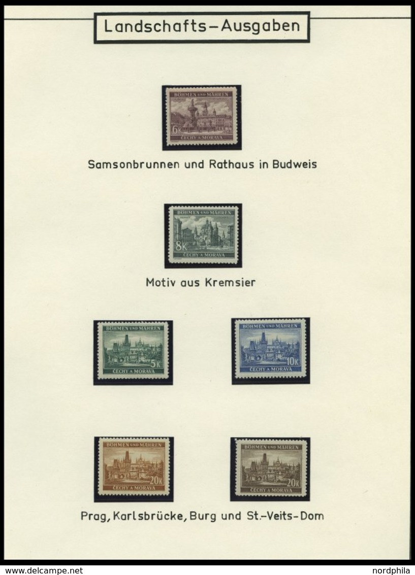 BÖHMEN UND MÄHREN Brief,** , 1939-45, interessante Sammlung Böhmen und Mähren in 2 Bänden, der Hauptwert liegt in den 60