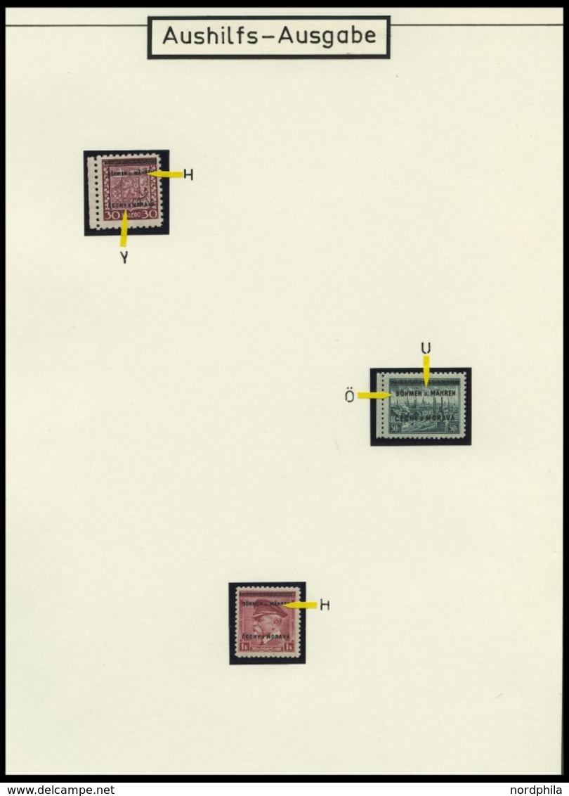 BÖHMEN UND MÄHREN Brief,** , 1939-45, interessante Sammlung Böhmen und Mähren in 2 Bänden, der Hauptwert liegt in den 60