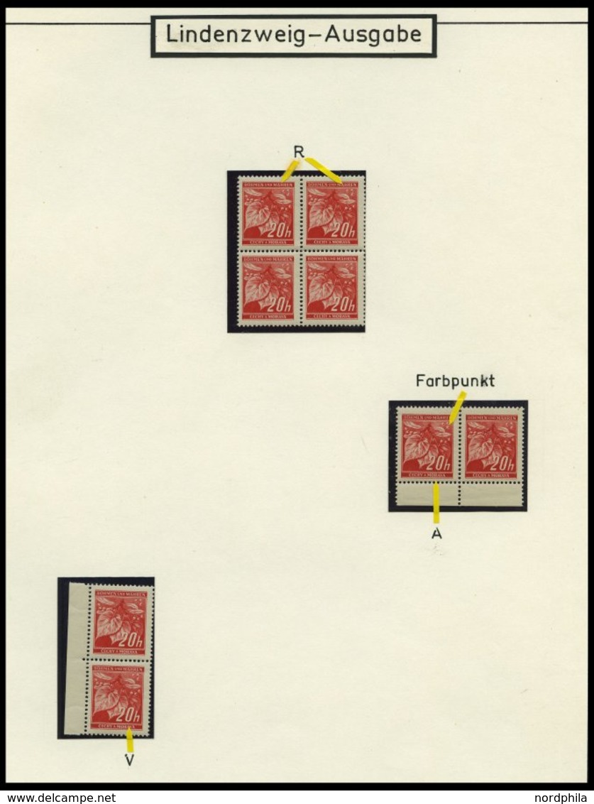 BÖHMEN UND MÄHREN Brief,** , 1939-45, interessante Sammlung Böhmen und Mähren in 2 Bänden, der Hauptwert liegt in den 60