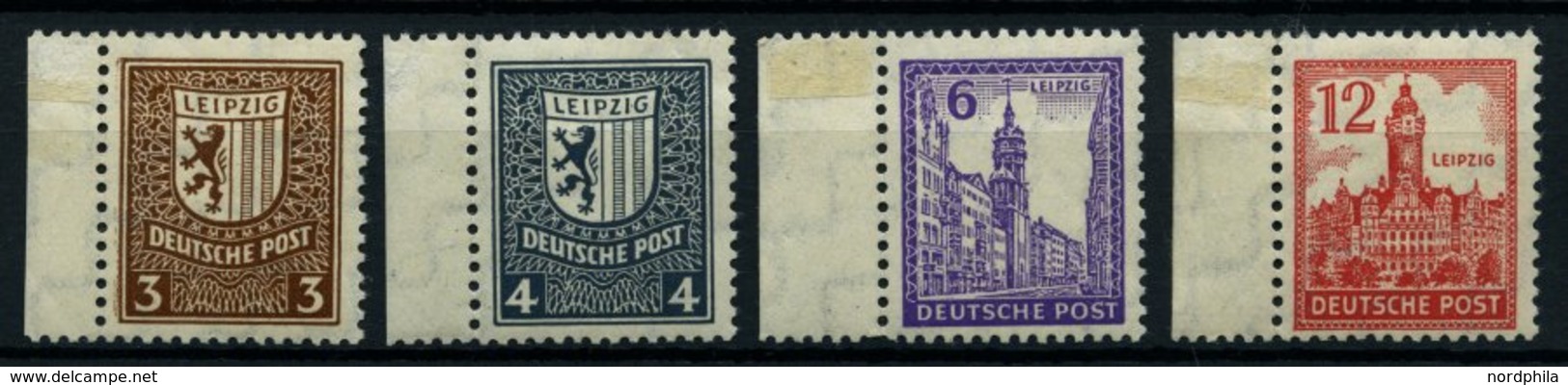 WEST-SACHSEN 150-55X **, 1946, Abschiedsserie, Wz. 1X, Prachtsatz, Mi. 380.- - Other & Unclassified