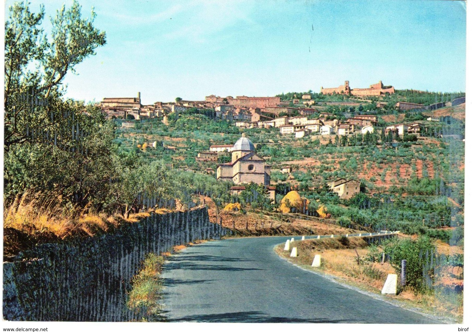 CORTONA . CHIESA DEL CALCINAIO E PANORAMA - (AR) - Arezzo