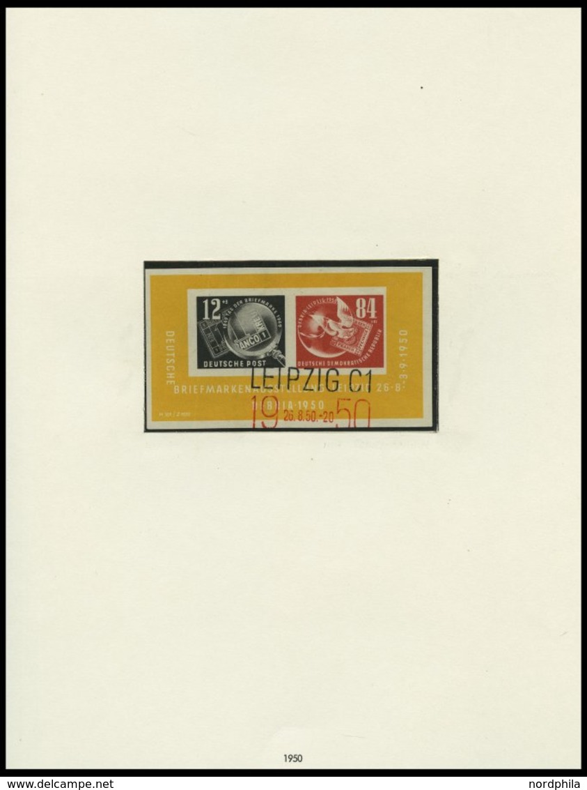 SAMMLUNGEN O, überkomplette Gestempelte Sammlung DDR Von 1949-83 In 5 SAFE Falzlosalben, Mit Diversen Zusammendrucken Un - Otros & Sin Clasificación