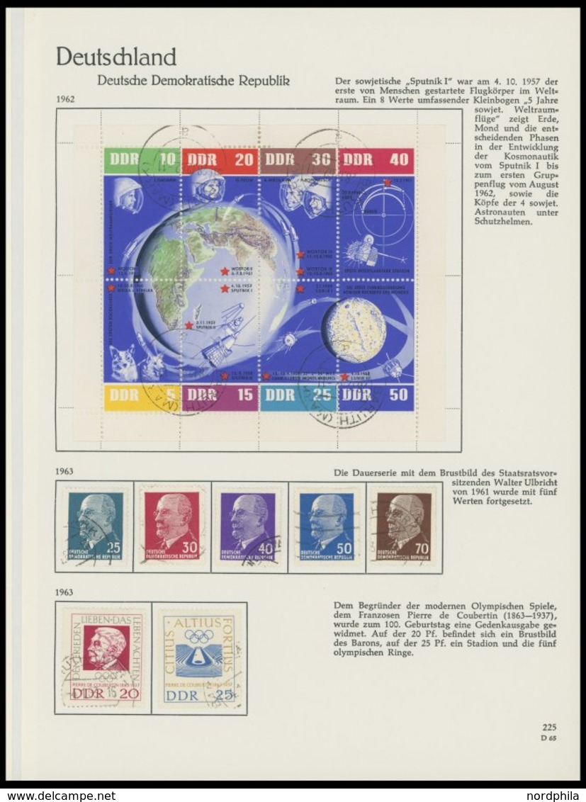 SAMMLUNGEN O,* , 1948-1968, Kleine Sammlung DDR Im Sprechenden Behrens Album Mit Einigen Mittleren Ausgaben, Fast Nur Pr - Other & Unclassified