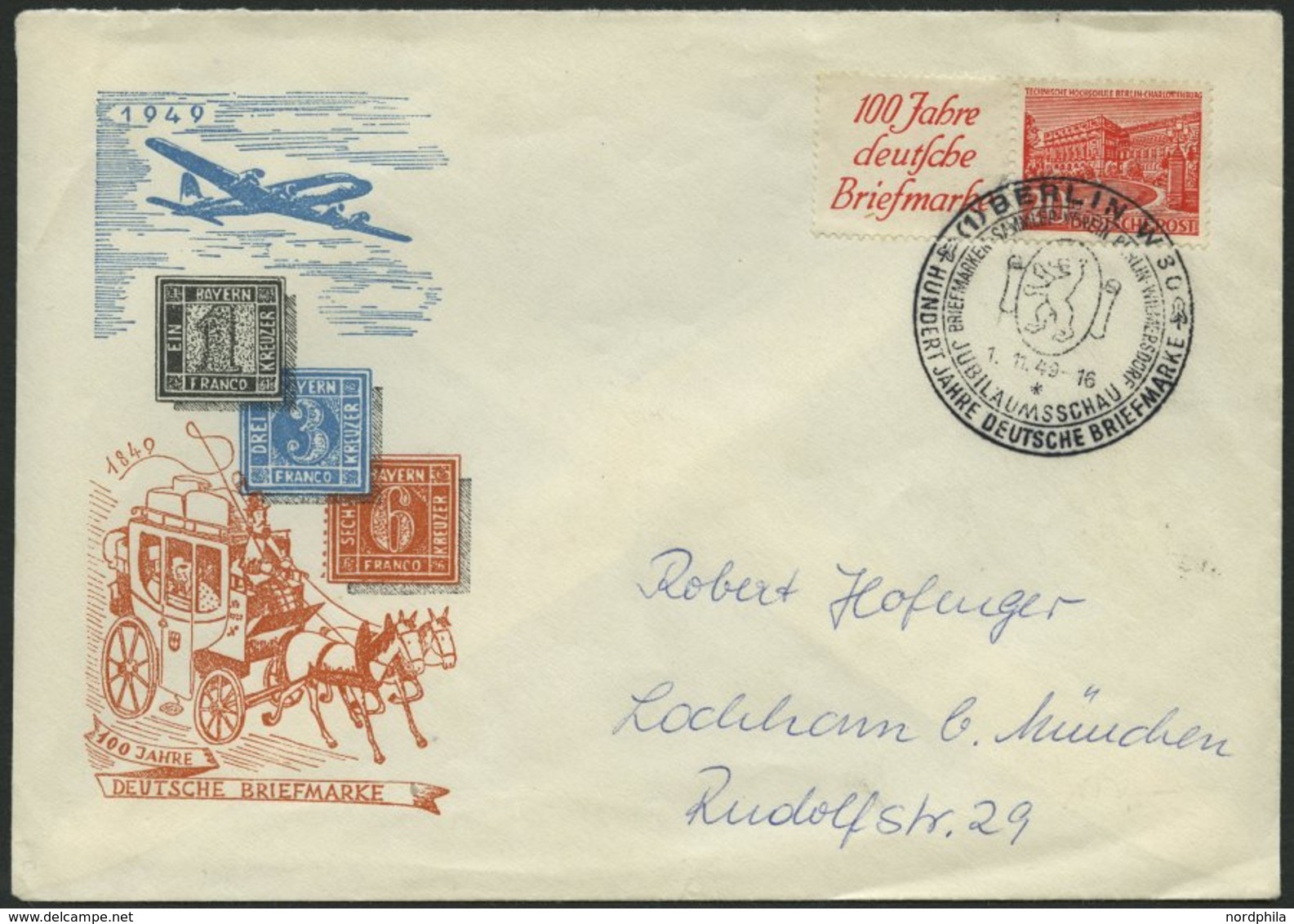 ZUSAMMENDRUCKE W 13 BRIEF, 1949, Bauten R1a + 20 Auf FDC, Pracht, Mi. 100.- - Se-Tenant