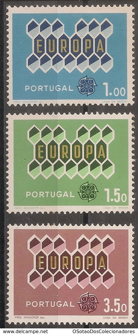 Portugal 1962 - Série Completa Europa CEPT 898 To 900 - Set Complete EUROPA Stamps - Mint Neuf - Unused Stamps