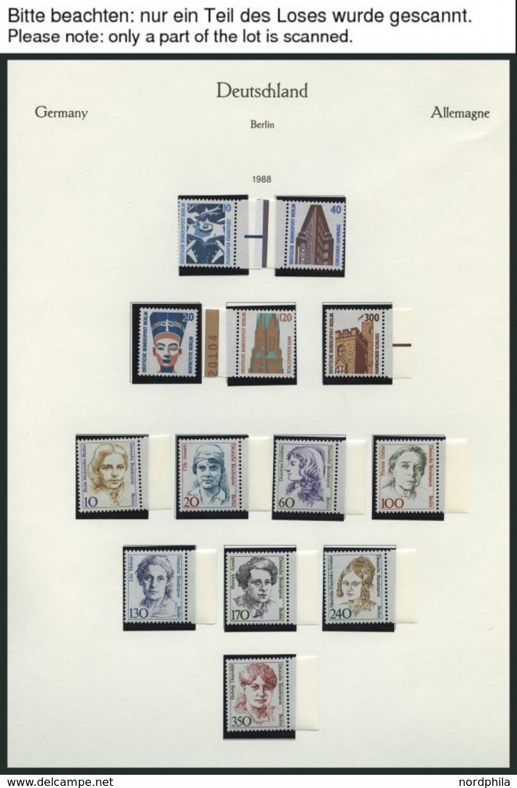 JAHRGÄNGE 798-879 **, 1988-90, 3 Jahrgänge Komplett, Pracht - Autres & Non Classés