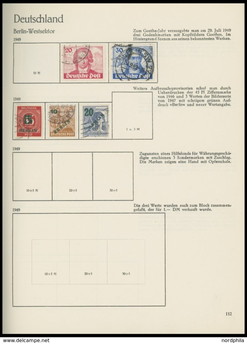 SAMMLUNGEN O,**,*,Brief , 1949-1979, Sammlung Berlin Im Sprechenden Behrens Album Mit Diversen Mittleren Ausgaben, Ab 19 - Other & Unclassified